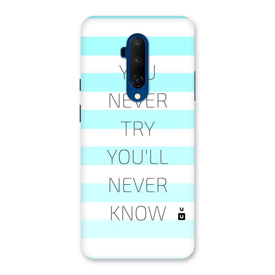 Try Know Back Case for OnePlus 7T Pro