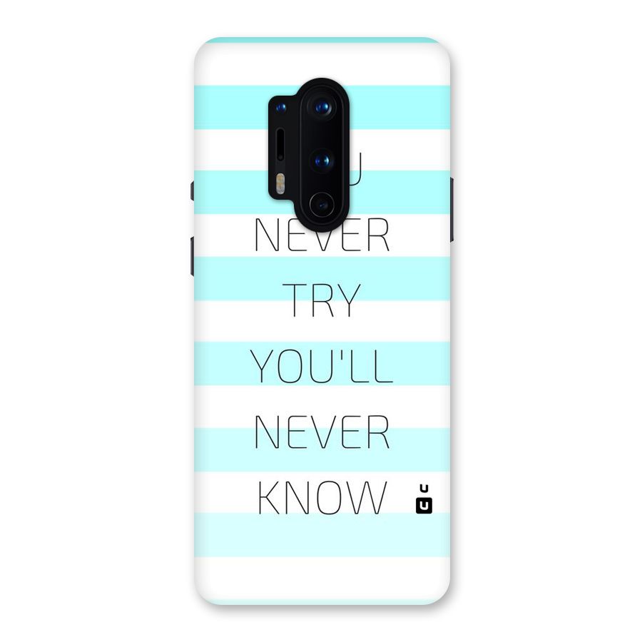 Try Know Back Case for OnePlus 8 Pro