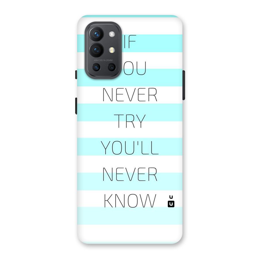 Try Know Back Case for OnePlus 9R