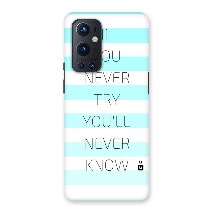 Try Know Back Case for OnePlus 9 Pro