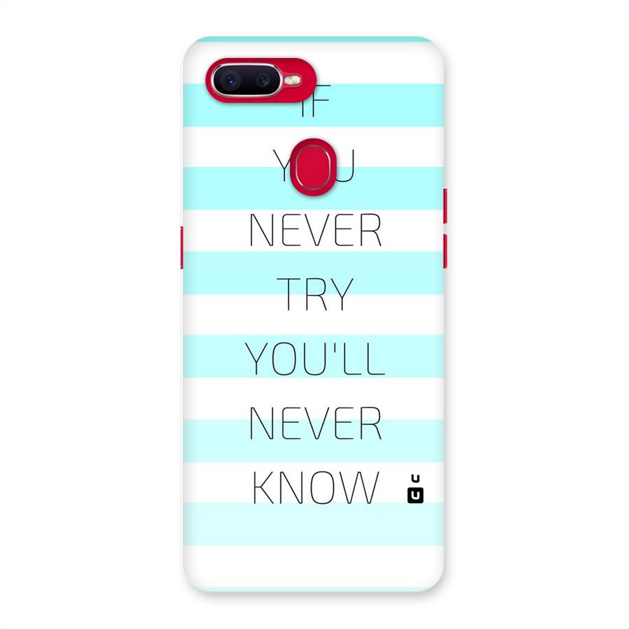 Try Know Back Case for Oppo F9 Pro