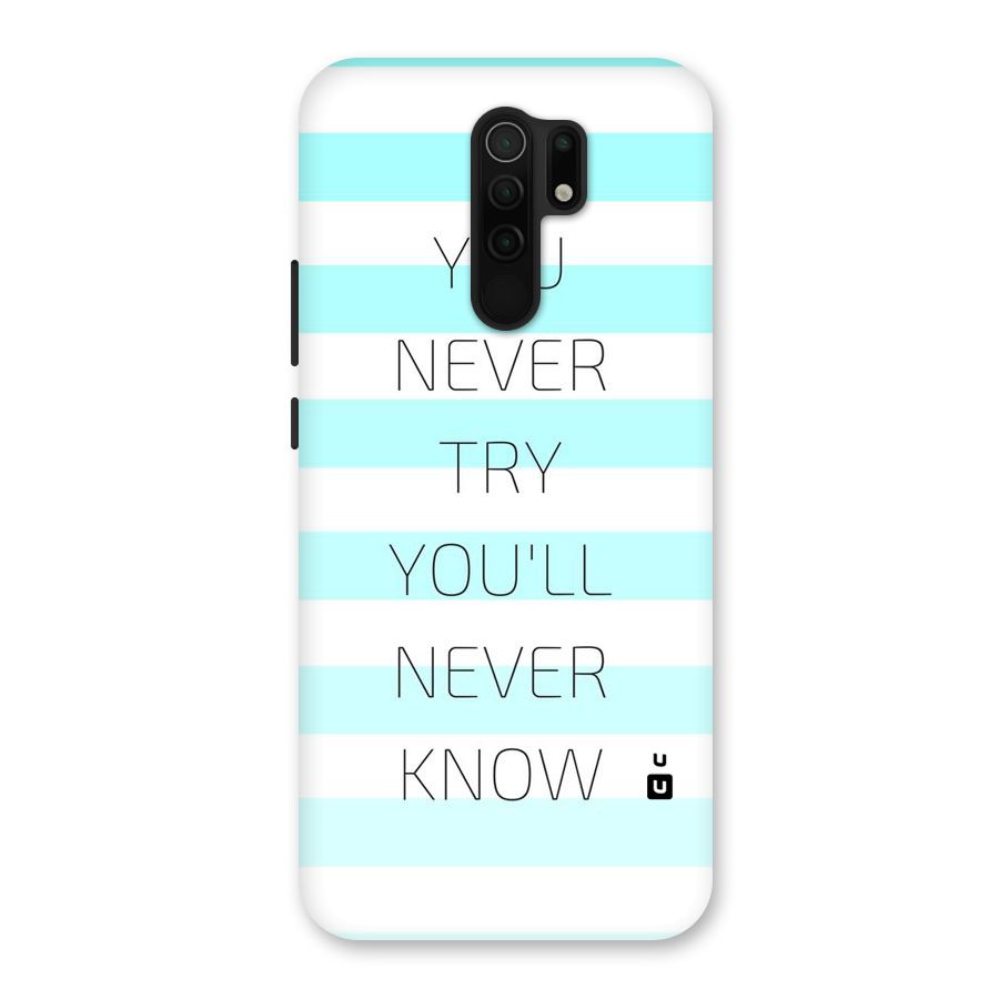 Try Know Back Case for Poco M2