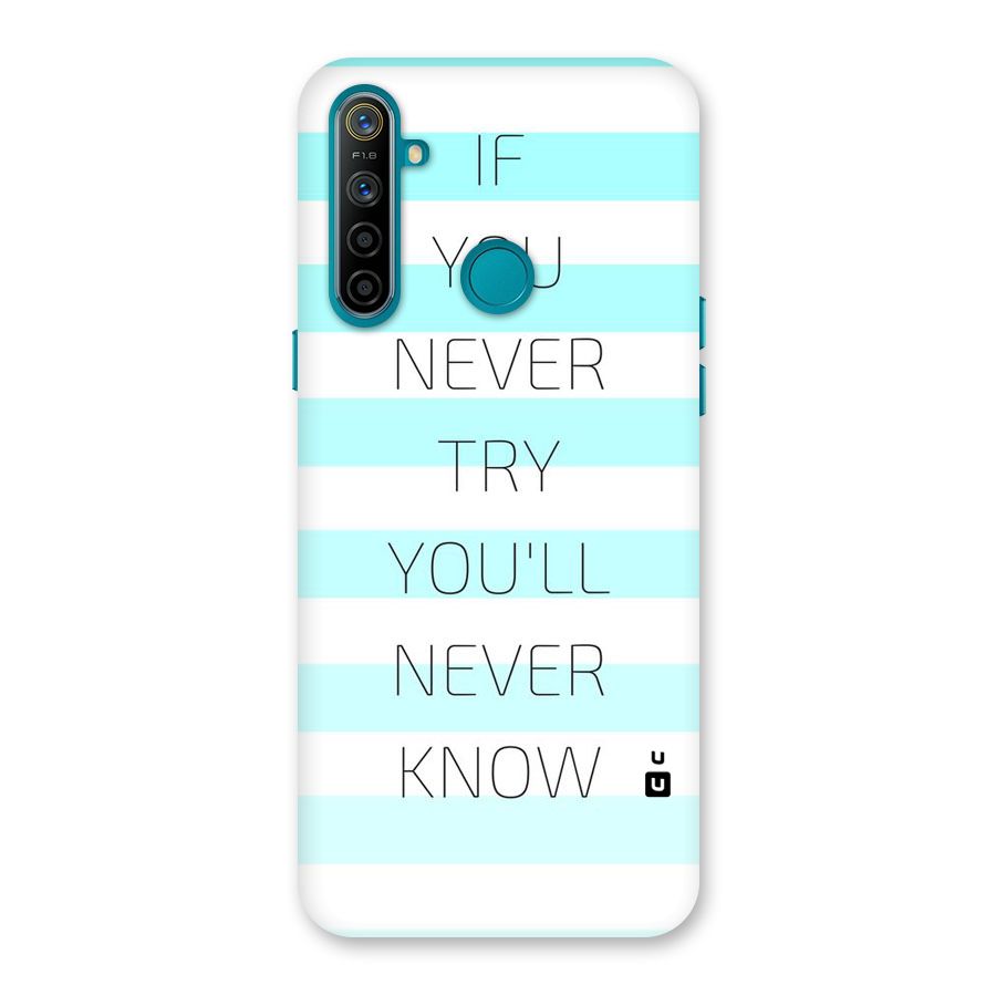 Try Know Back Case for Realme 5i