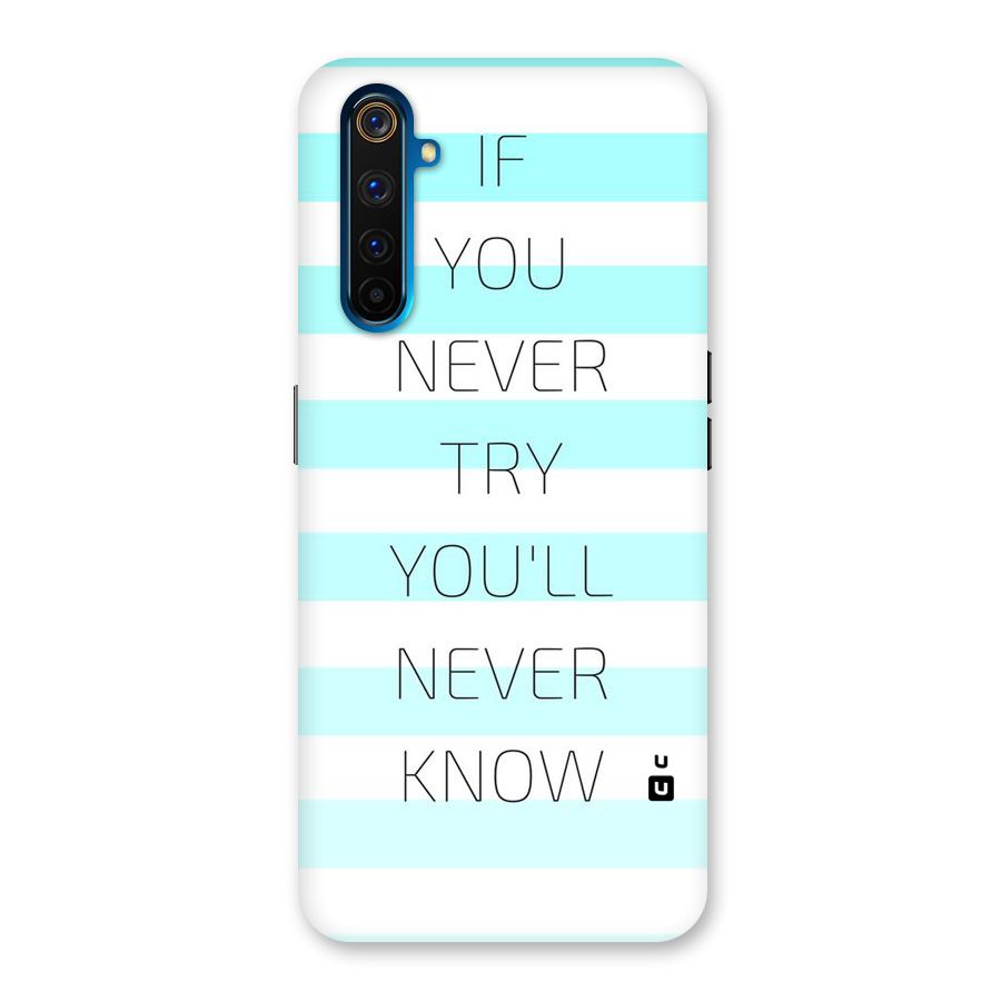 Try Know Back Case for Realme 6 Pro