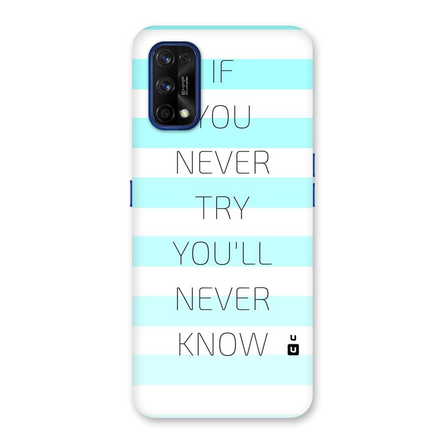 Try Know Back Case for Realme 7 Pro