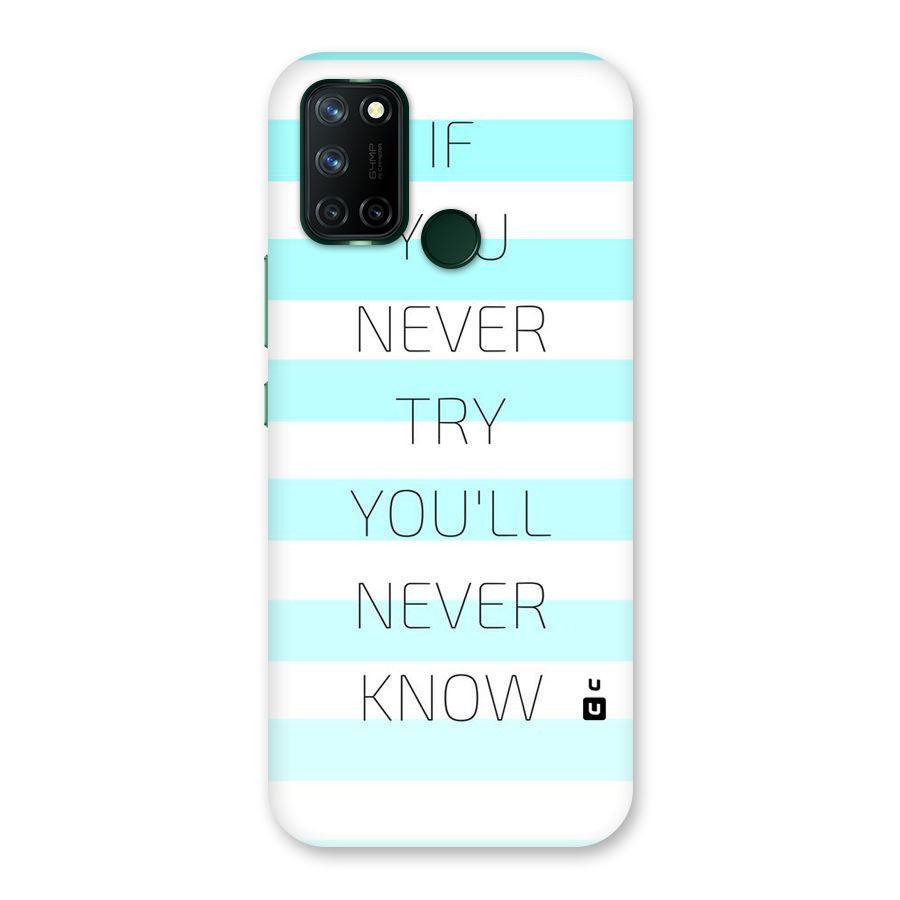 Try Know Back Case for Realme 7i