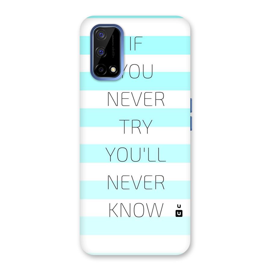 Try Know Back Case for Realme Narzo 30 Pro