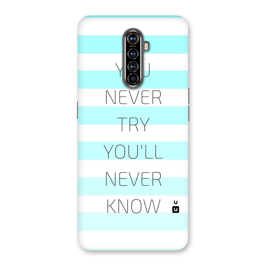 Try Know Back Case for Realme X2 Pro