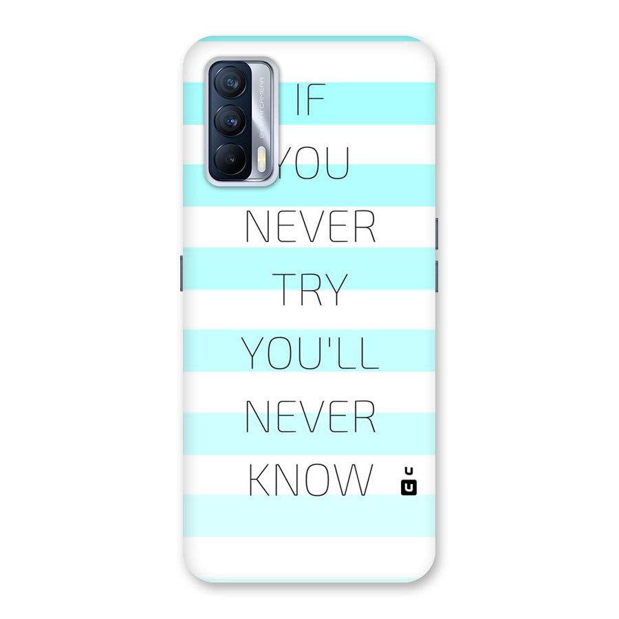 Try Know Back Case for Realme X7