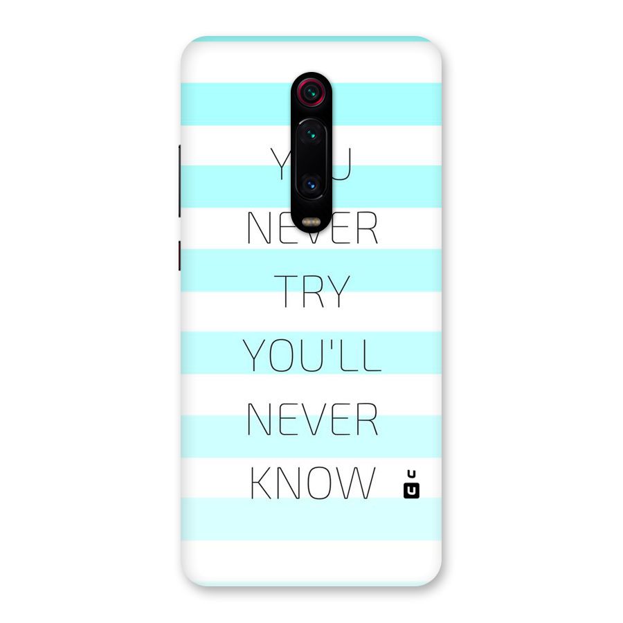 Try Know Back Case for Redmi K20
