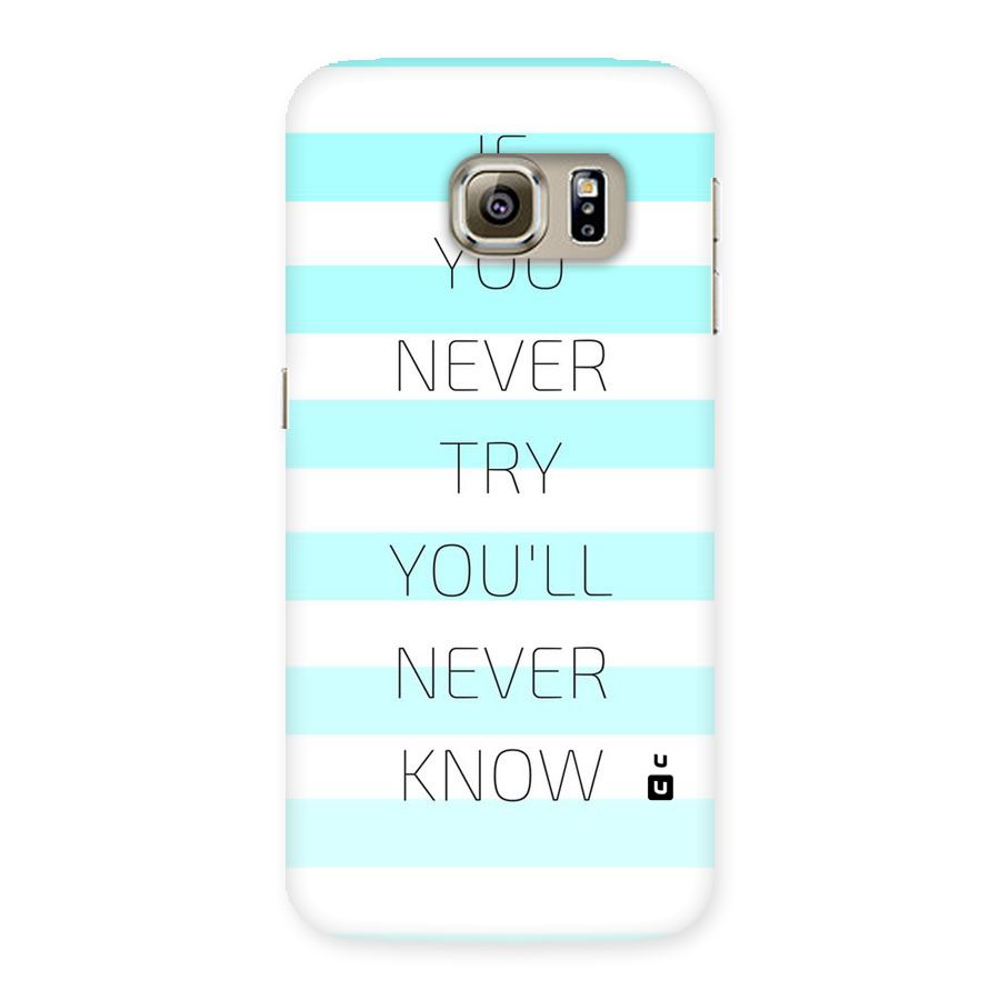 Try Know Back Case for Samsung Galaxy S6 Edge