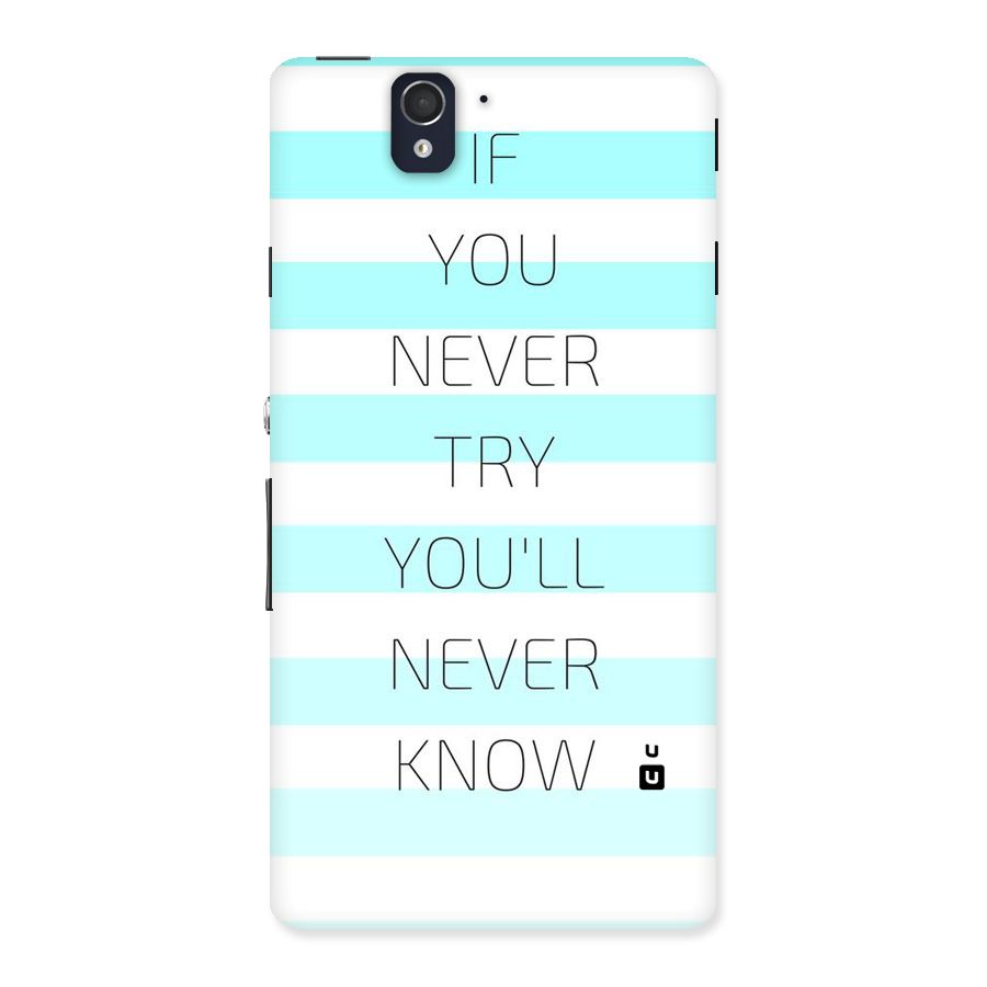 Try Know Back Case for Sony Xperia Z