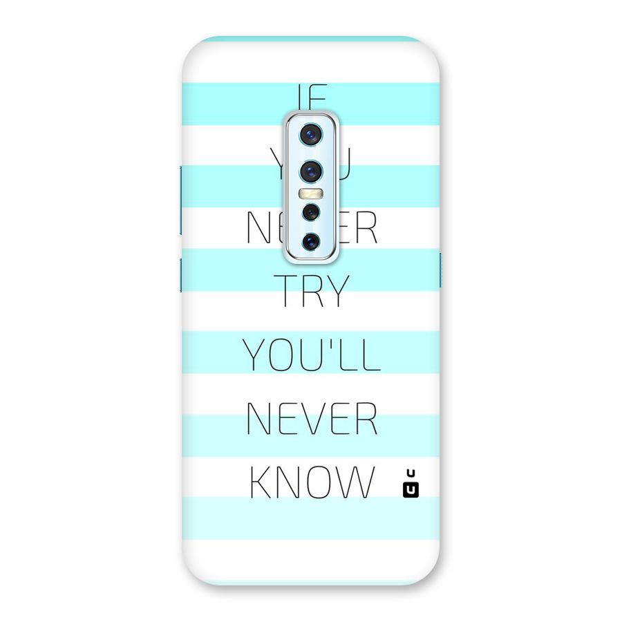 Try Know Back Case for Vivo V17 Pro