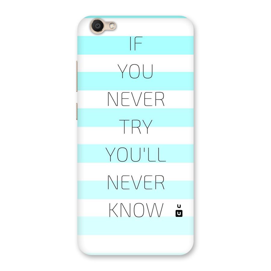 Try Know Back Case for Vivo V5