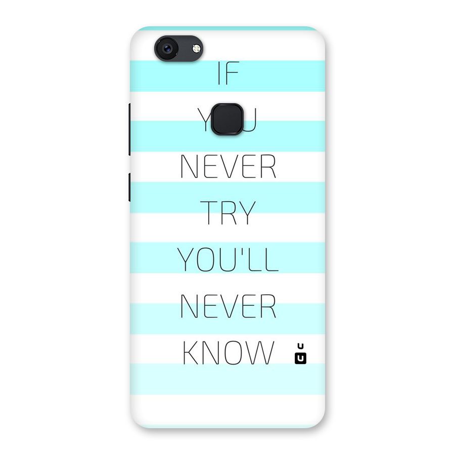 Try Know Back Case for Vivo V7 Plus