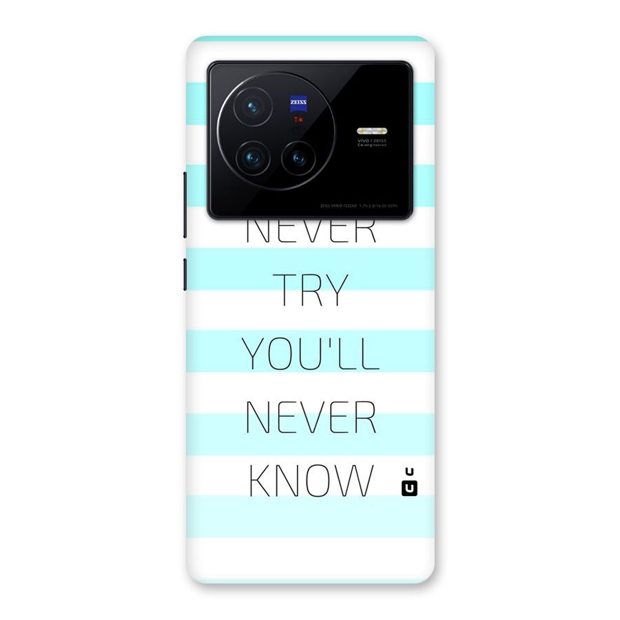 Try Know Back Case for Vivo X80