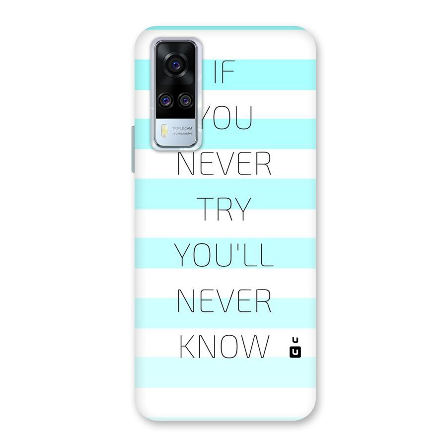 Try Know Back Case for Vivo Y31