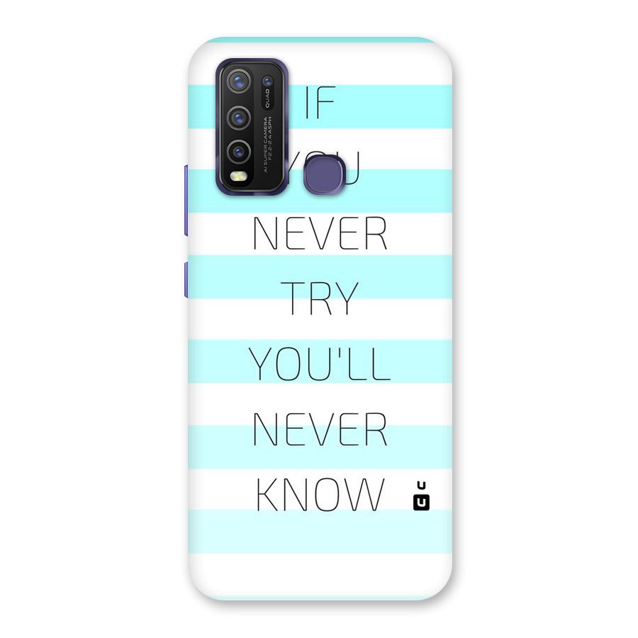 Try Know Back Case for Vivo Y50