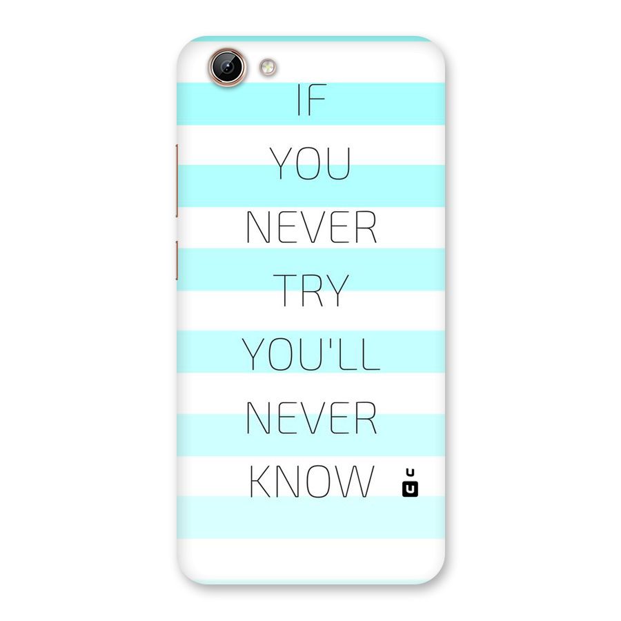 Try Know Back Case for Vivo Y71