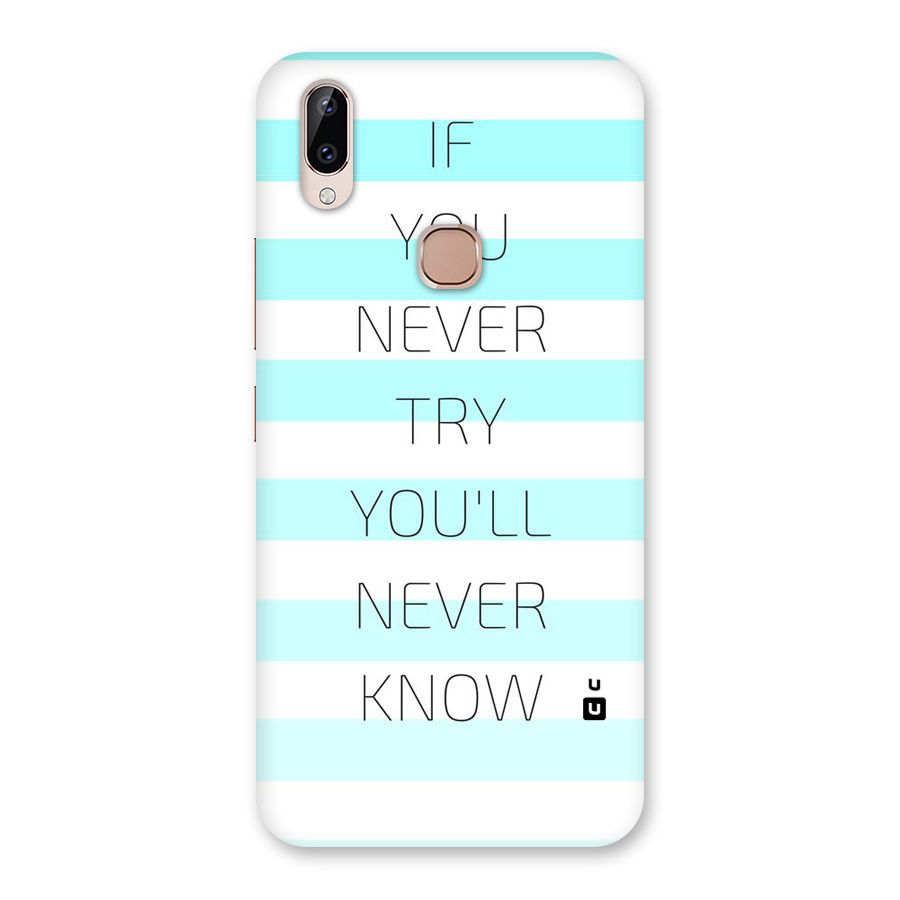 Try Know Back Case for Vivo Y83 Pro