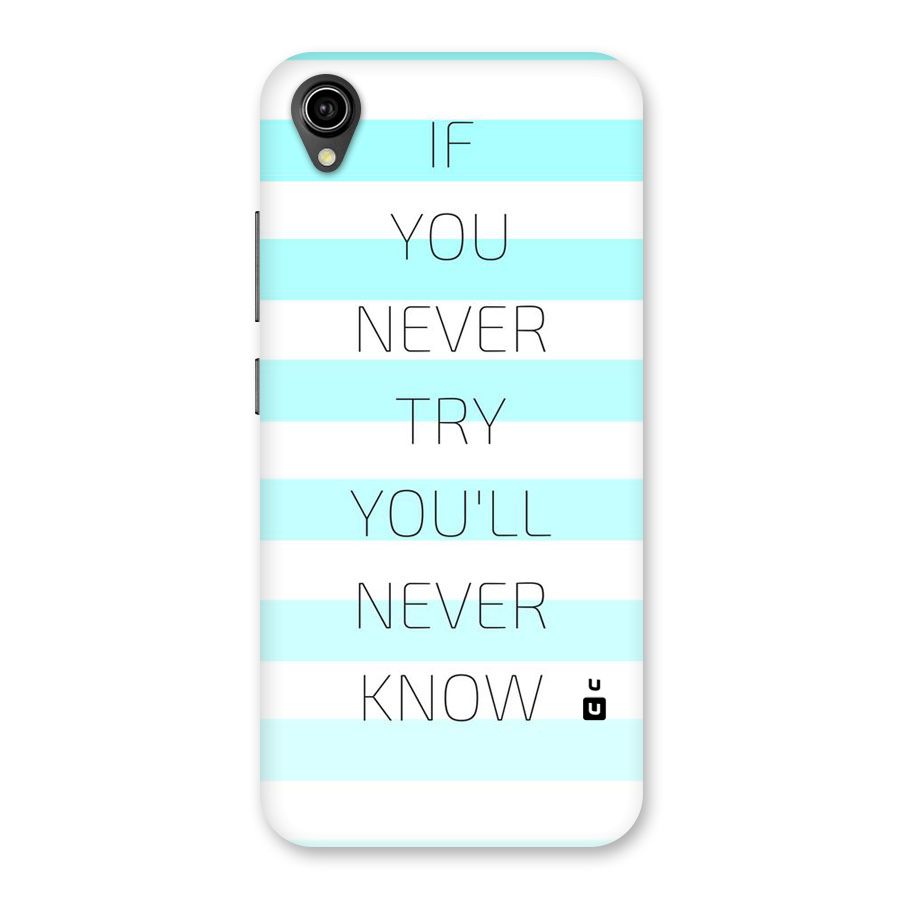 Try Know Back Case for Vivo Y90