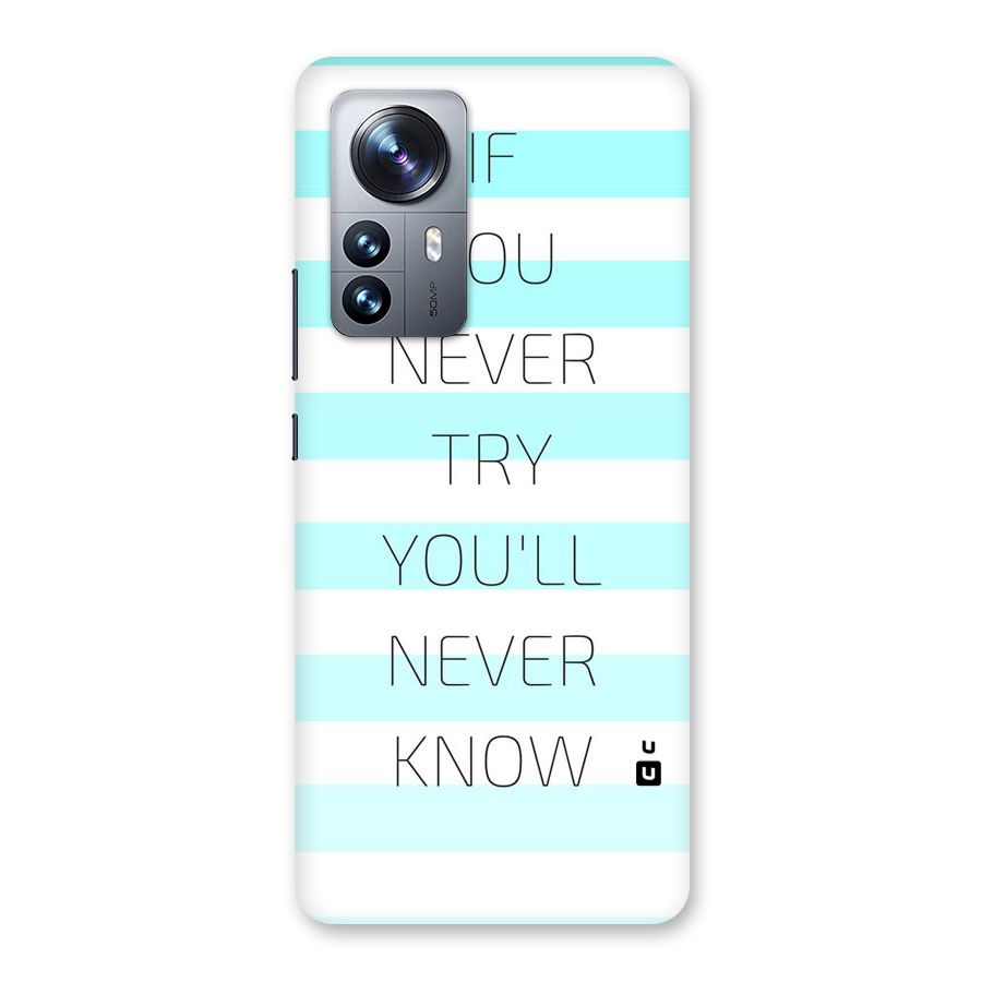 Try Know Back Case for Xiaomi 12 Pro