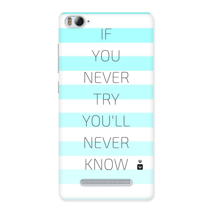Try Know Back Case for Xiaomi Mi4i