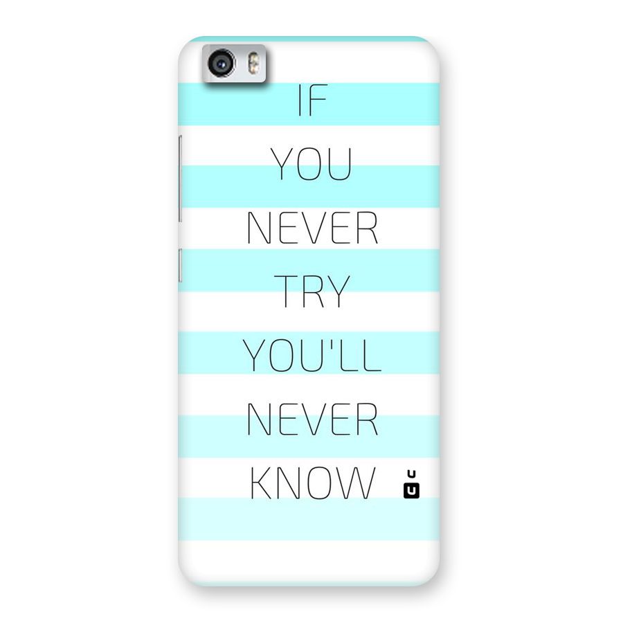 Try Know Back Case for Xiaomi Redmi Mi5