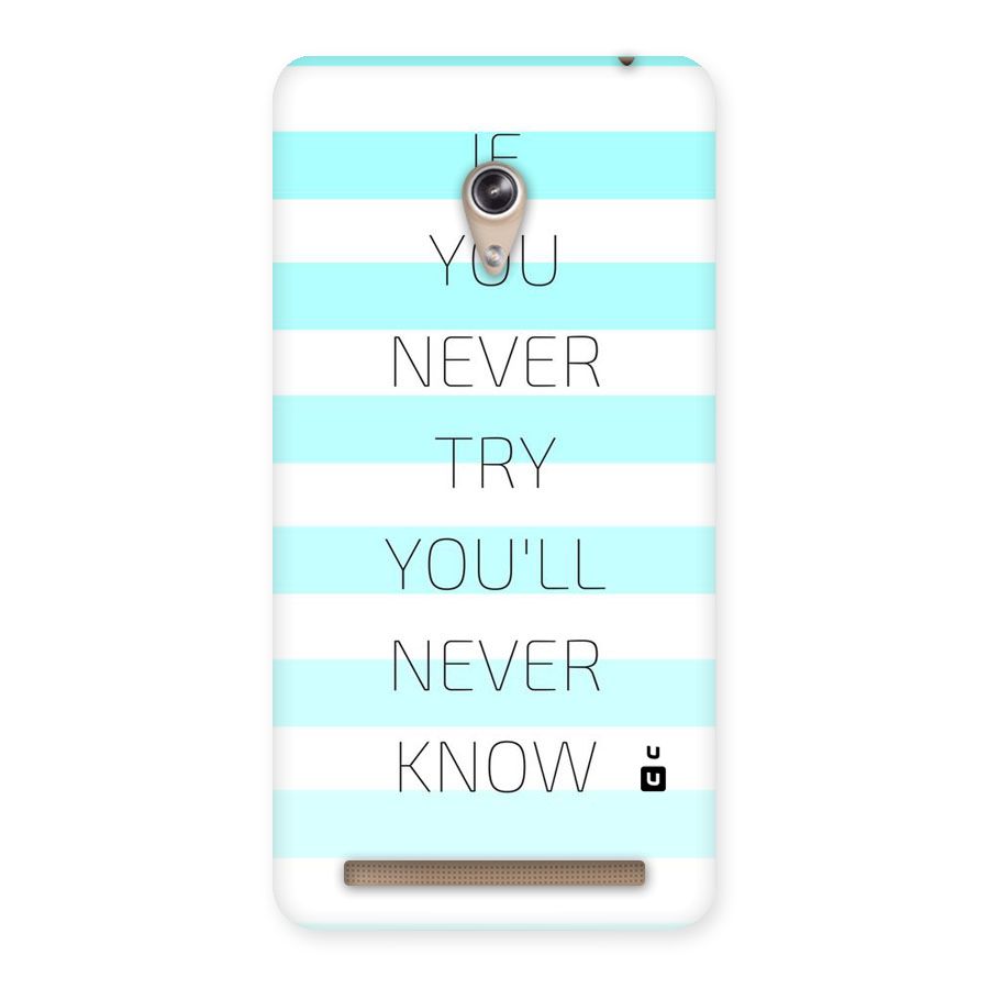 Try Know Back Case for Zenfone 6