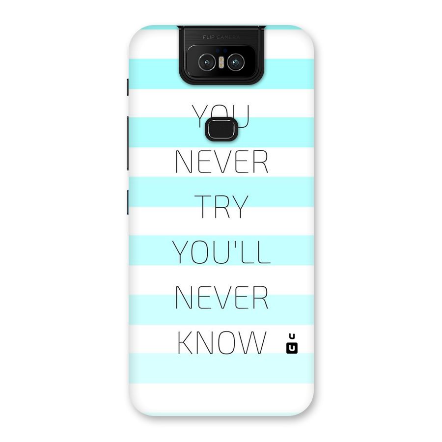 Try Know Back Case for Zenfone 6z