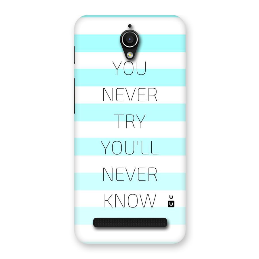 Try Know Back Case for Zenfone Go