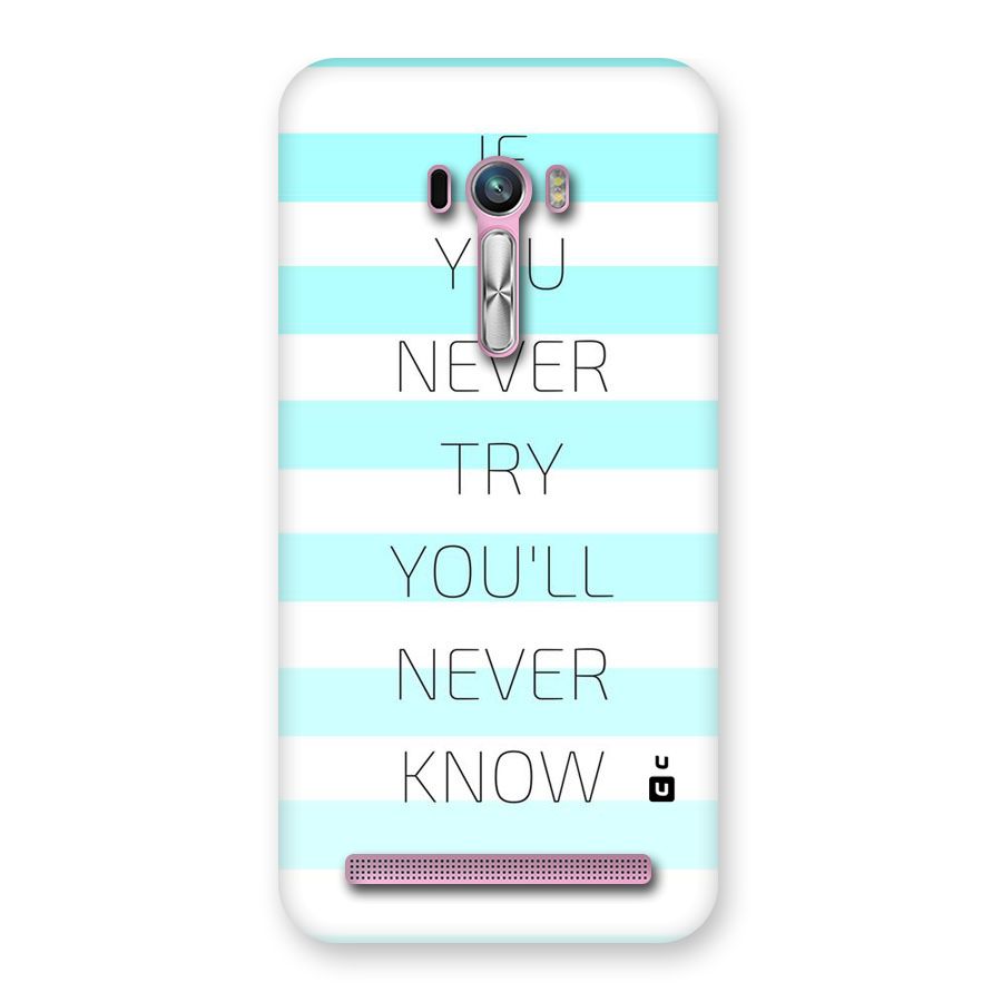 Try Know Back Case for Zenfone Selfie