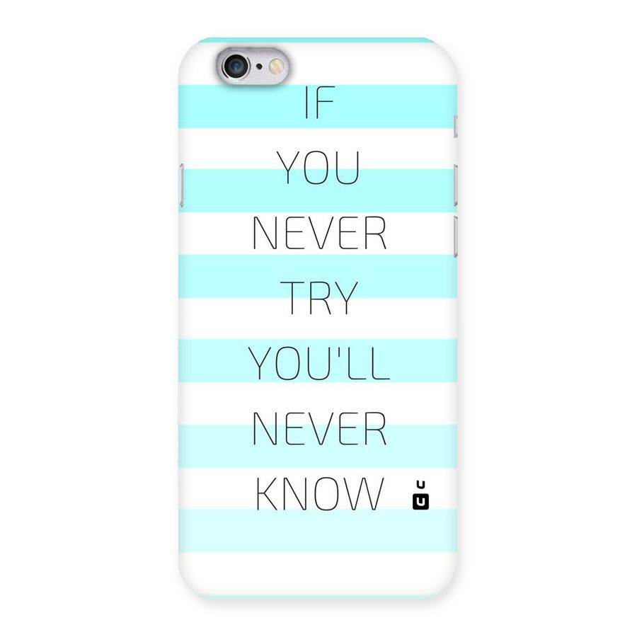 Try Know Back Case for iPhone 6 6S