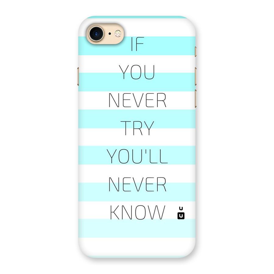 Try Know Back Case for iPhone 7