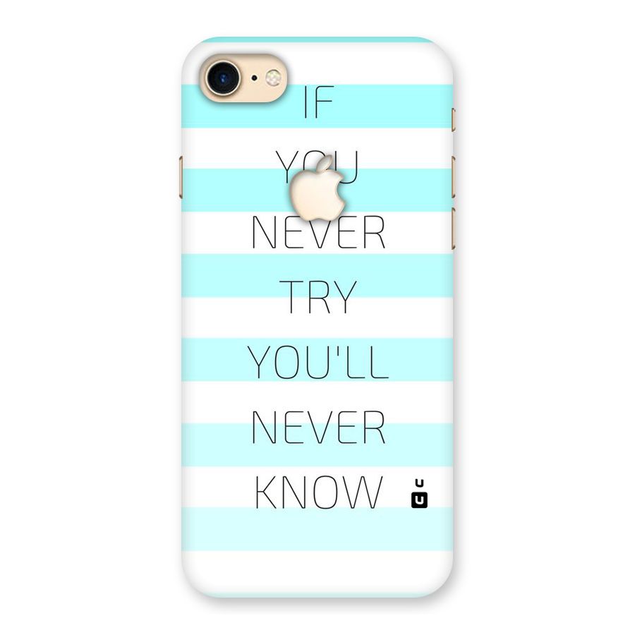 Try Know Back Case for iPhone 7 Apple Cut