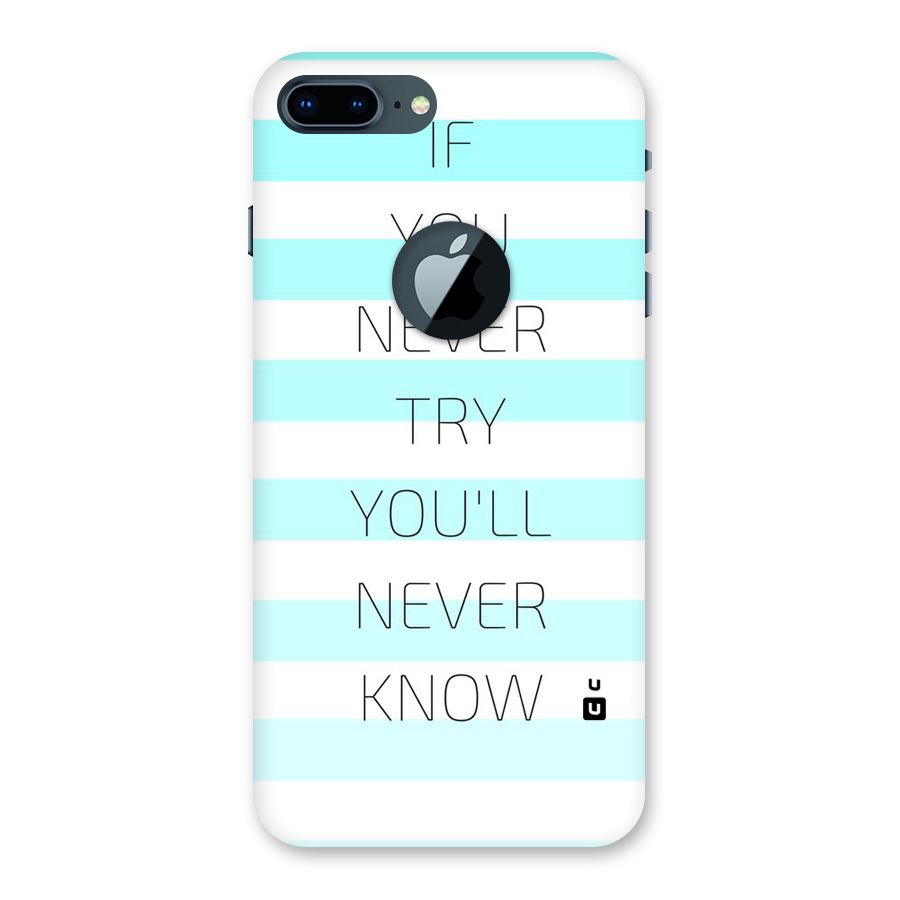 Try Know Back Case for iPhone 7 Plus Logo Cut