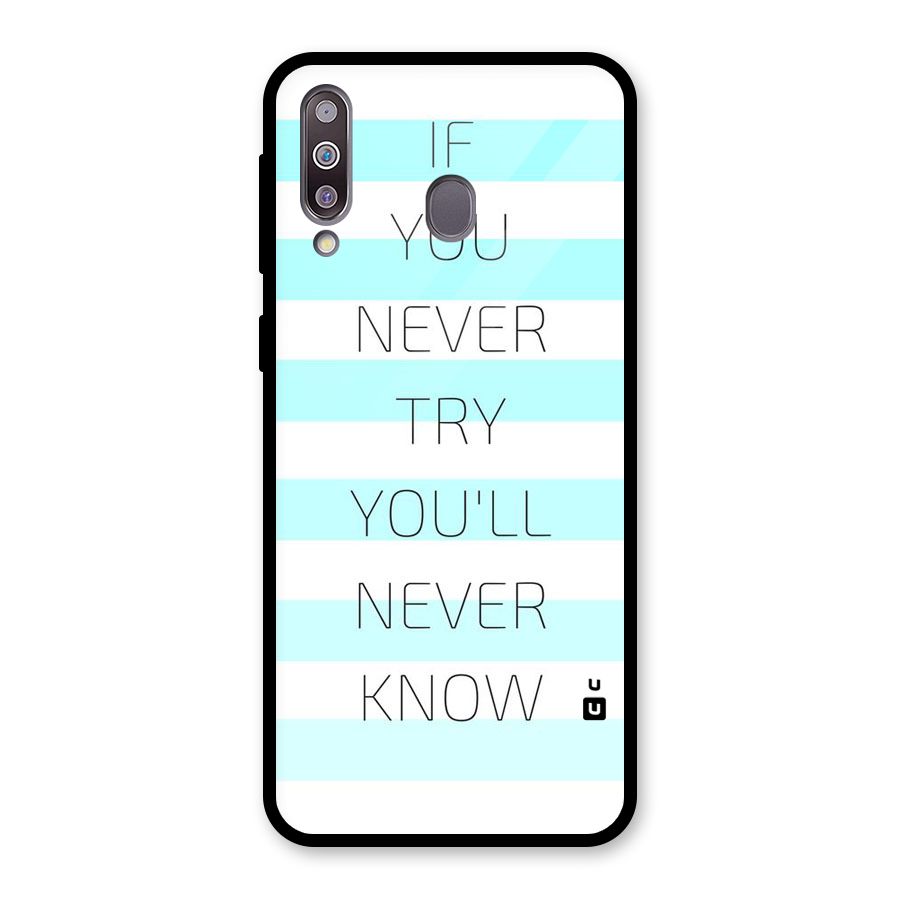 Try Know Glass Back Case for Galaxy M30