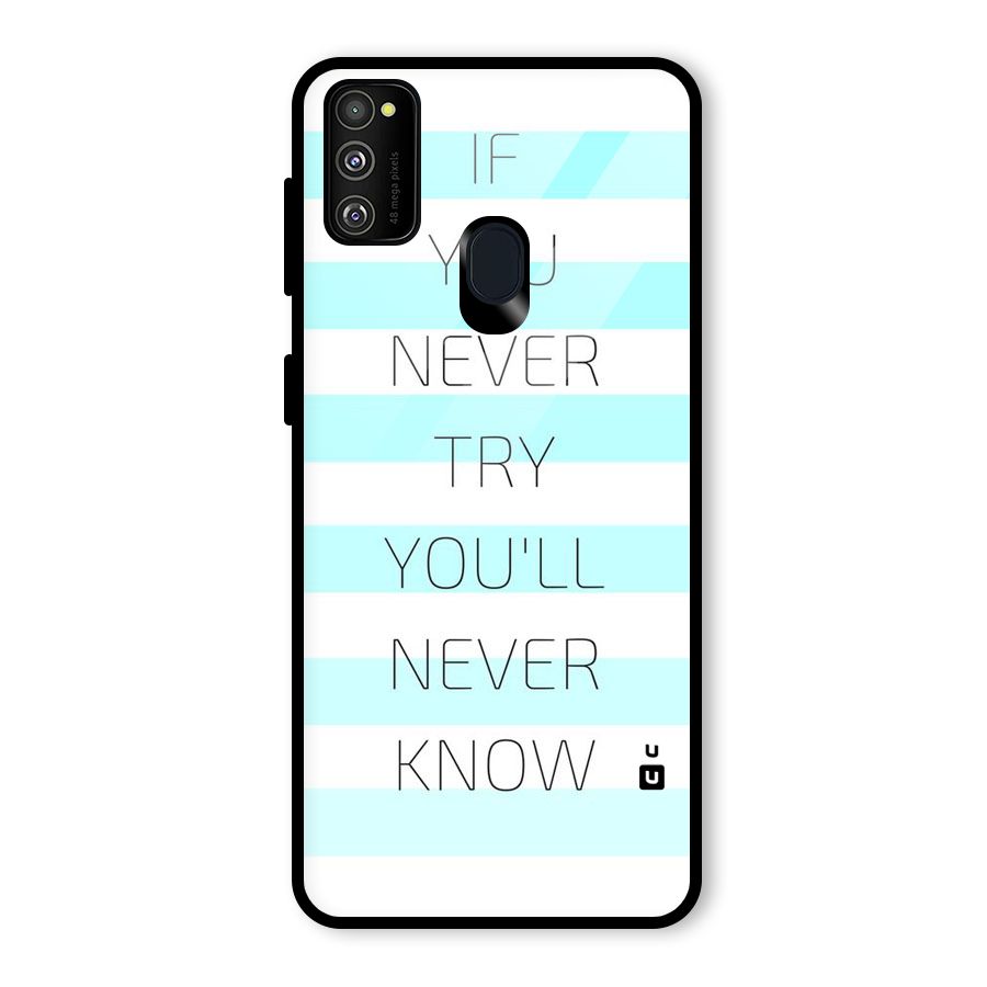 Try Know Glass Back Case for Galaxy M30s