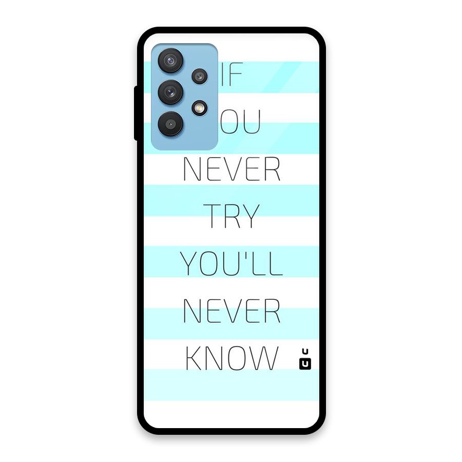 Try Know Glass Back Case for Galaxy M32 5G
