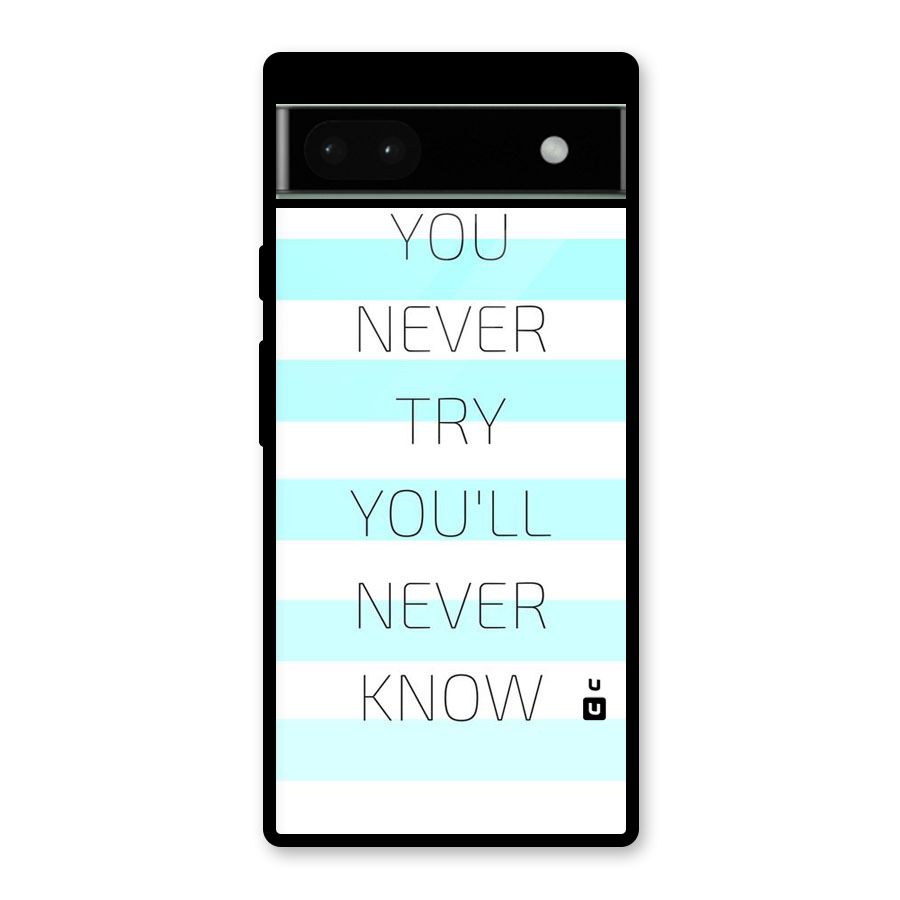 Try Know Glass Back Case for Google Pixel 6a