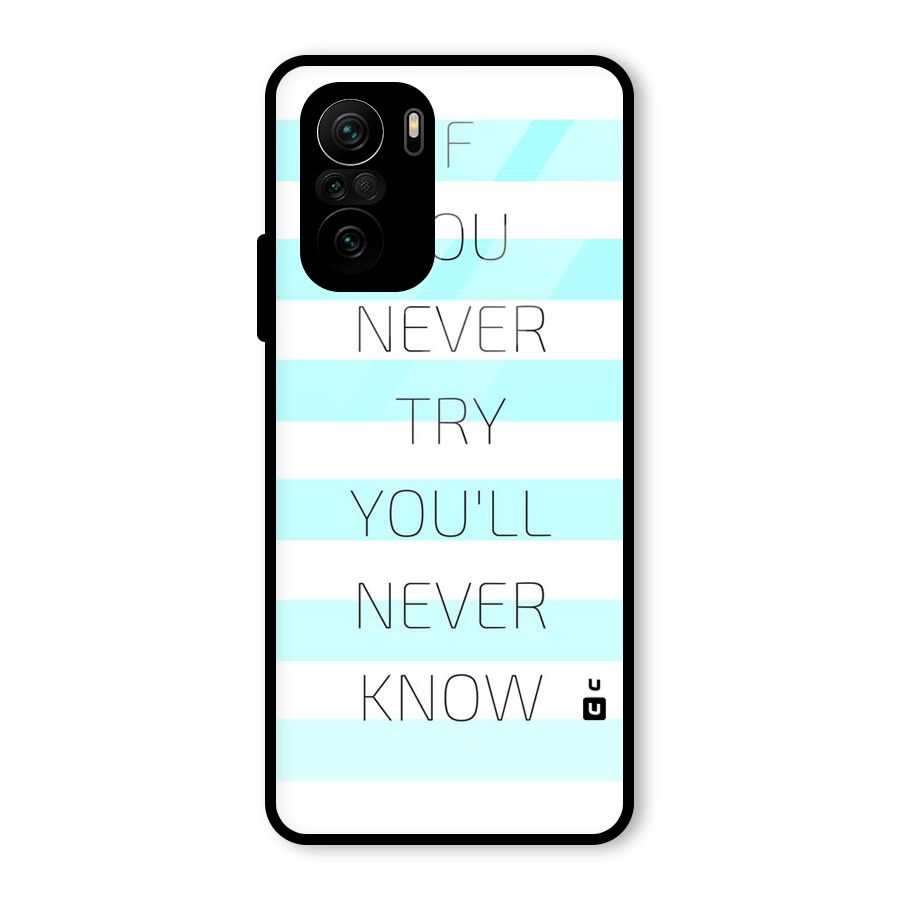 Try Know Glass Back Case for Mi 11x