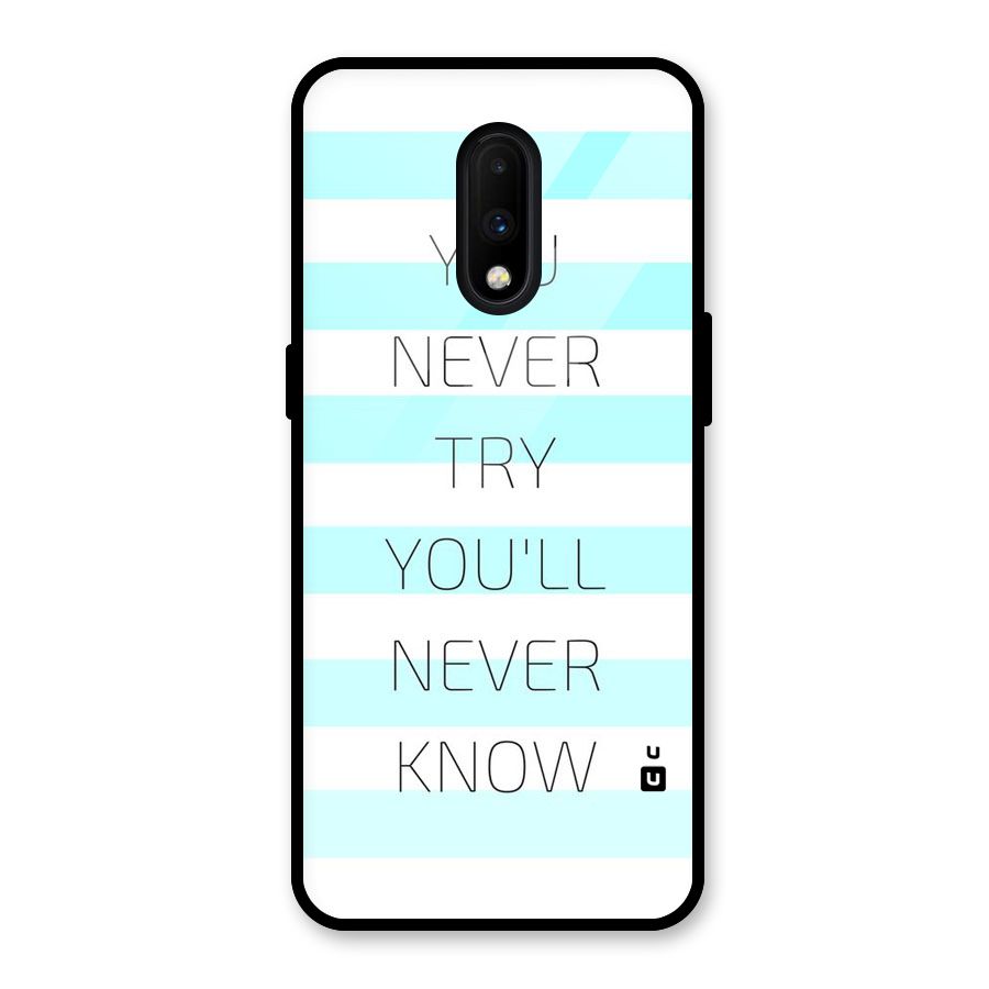 Try Know Glass Back Case for OnePlus 7