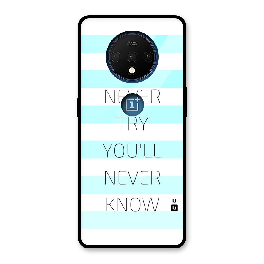 Try Know Glass Back Case for OnePlus 7T