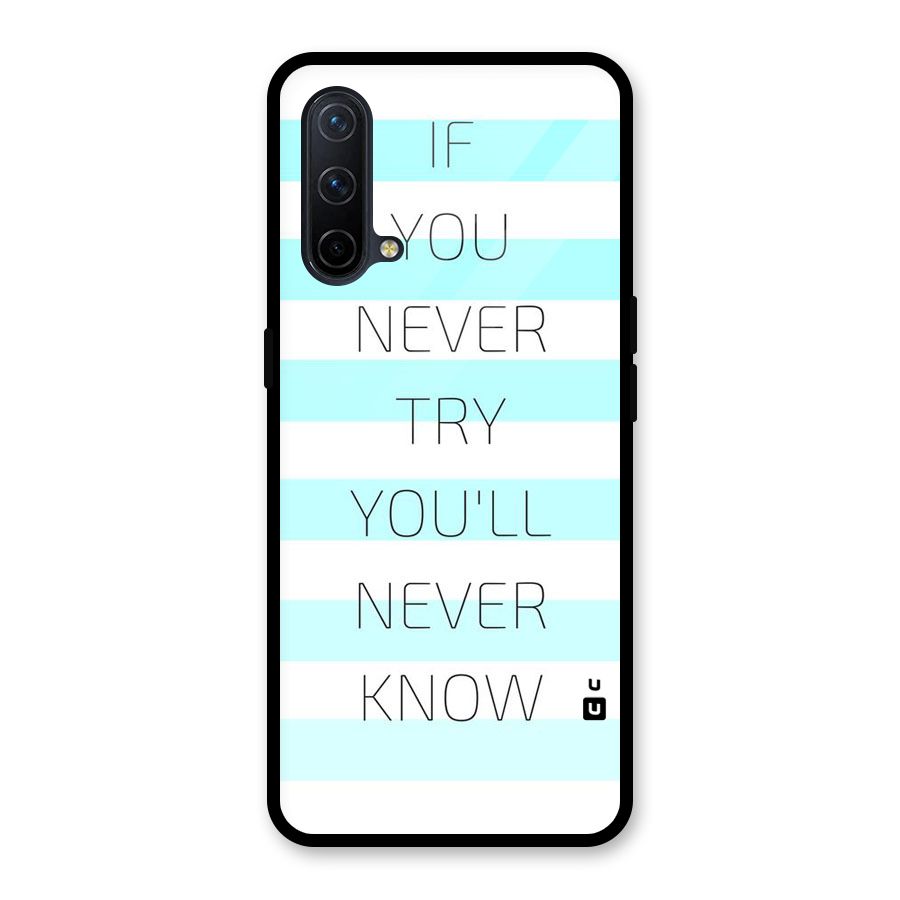 Try Know Glass Back Case for OnePlus Nord CE 5G