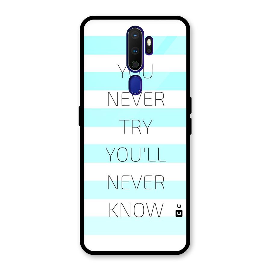 Try Know Glass Back Case for Oppo A9 (2020)