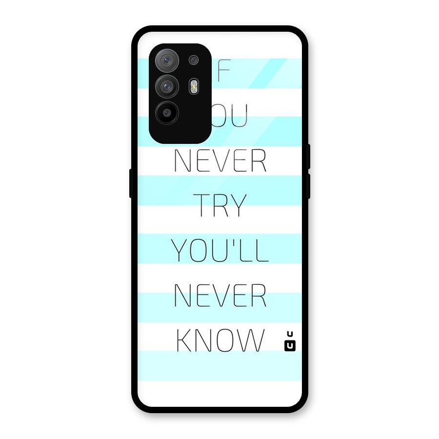Try Know Glass Back Case for Oppo F19 Pro Plus 5G