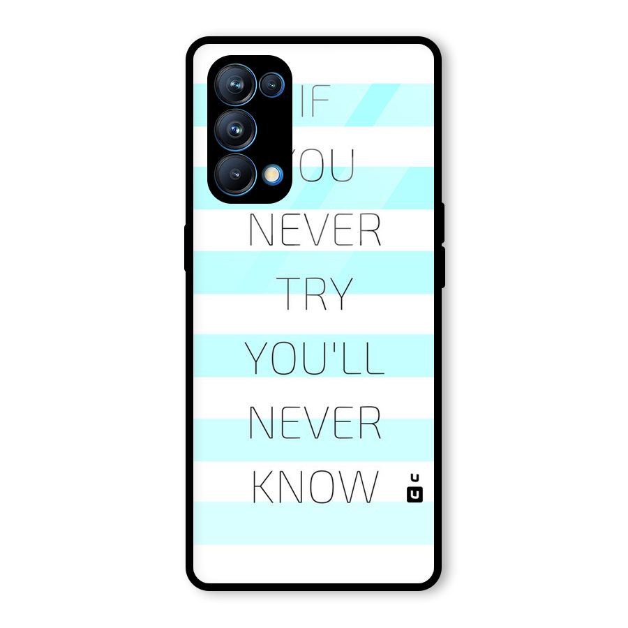 Try Know Glass Back Case for Oppo Reno5 Pro 5G
