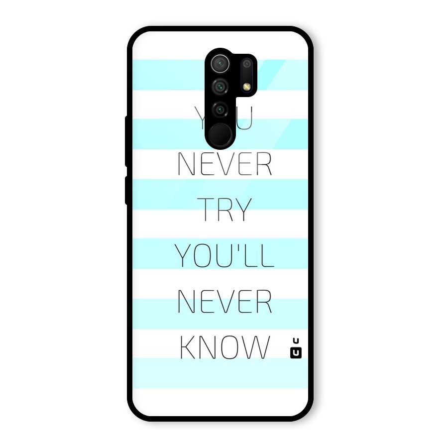Try Know Glass Back Case for Poco M2