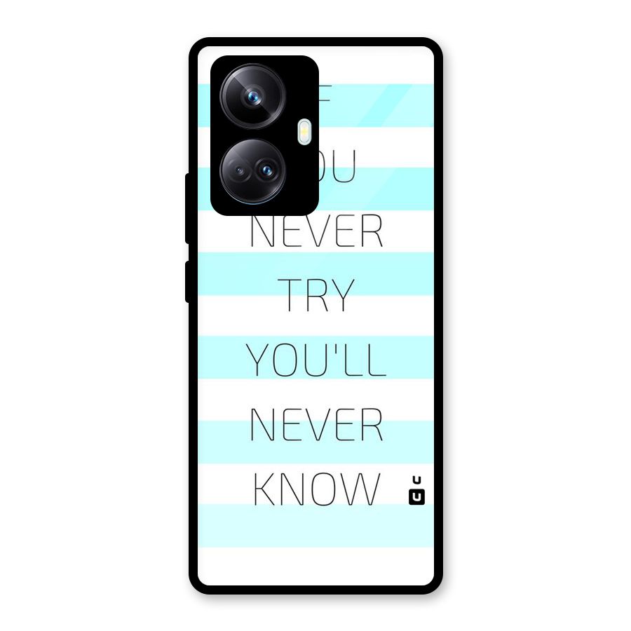 Try Know Glass Back Case for Realme 10 Pro Plus