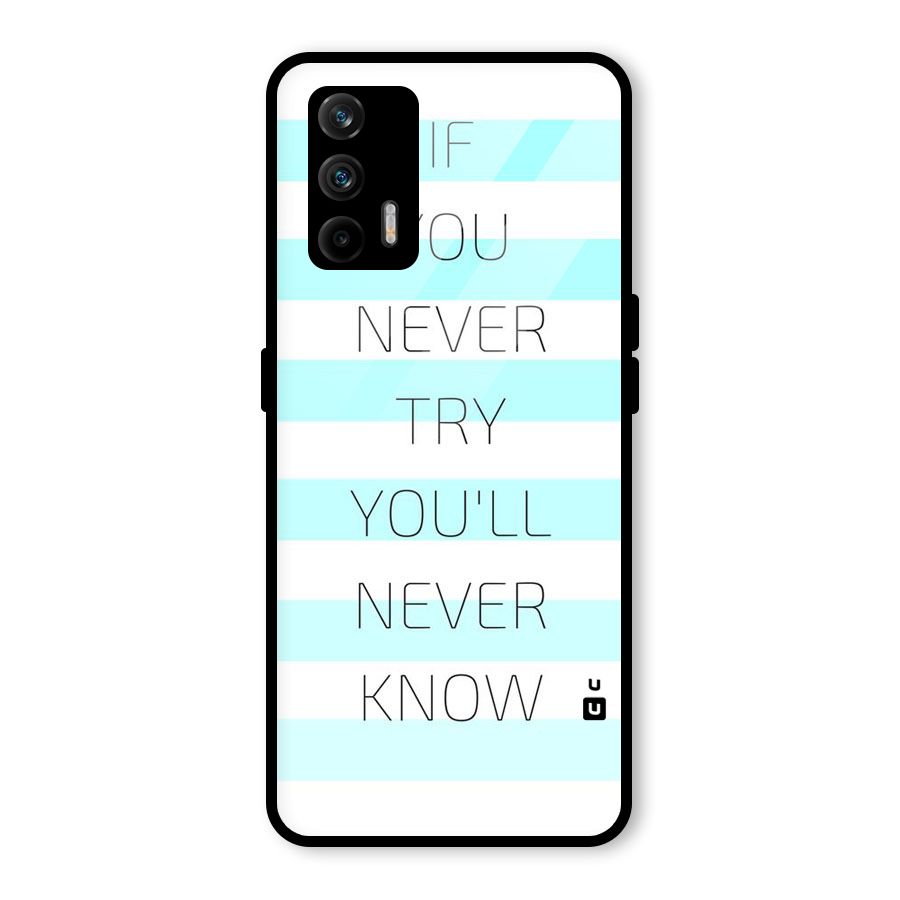 Try Know Glass Back Case for Realme GT 5G